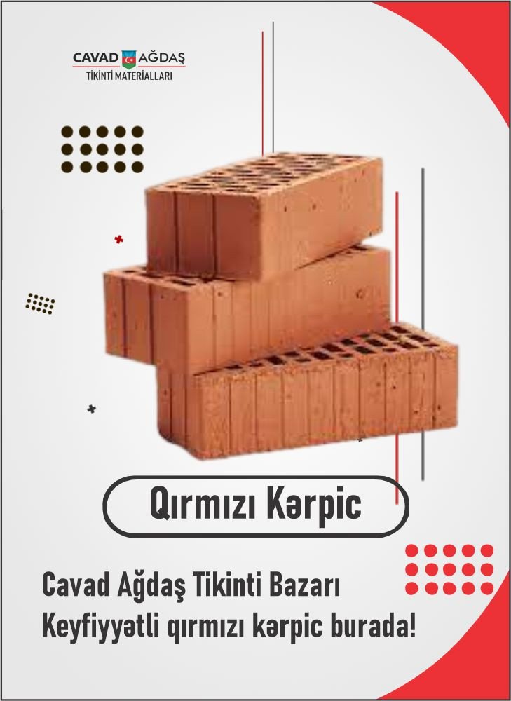 Qırmızı Kərpic 19x19x29 (paddonlu)